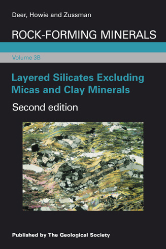Cover Rock-Forming Minerals, Volume 3B: Layered Silicates: Excluding Micas and Clay Minerals