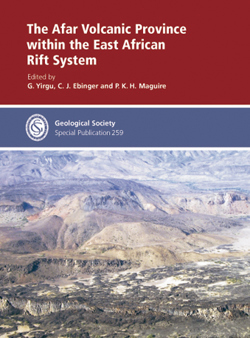 Cover Image Afar Volcanic Province within the East African Rift System, The