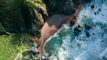 Land With Beach Waves