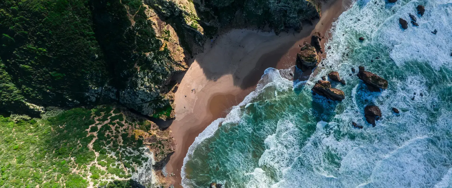 Land With Beach Waves