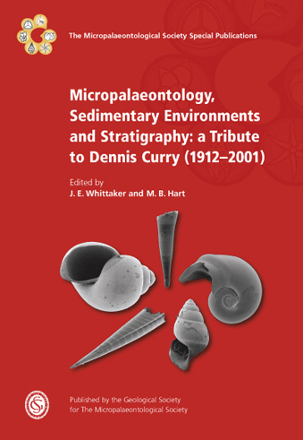 Cover image Micropalaeontology, Sedimentary Environments and Stratigraphy: A Tribute to Dennis Curry (1912-2001)