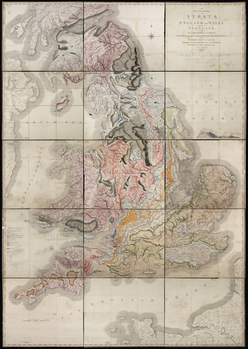 Greenough's copy of William Smith's map