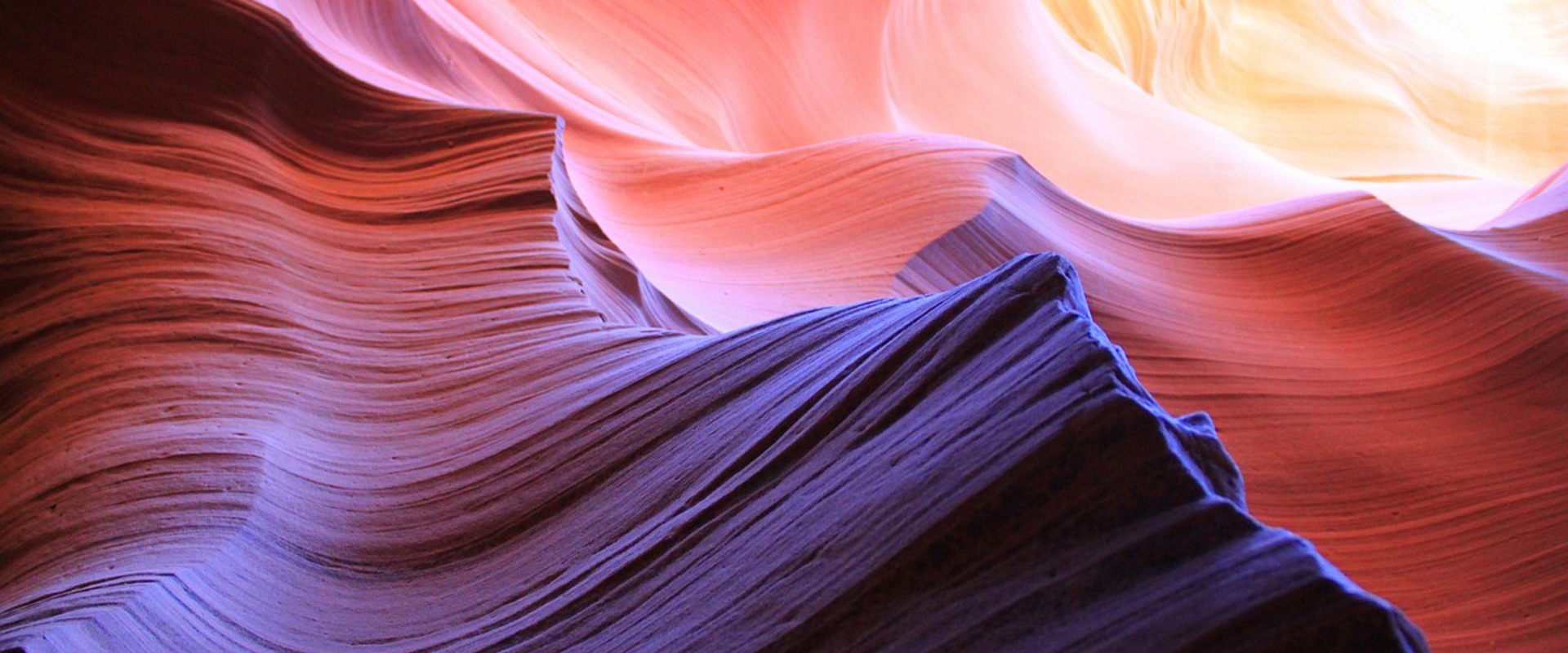 purple, red and white hued rock formations