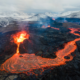 Erupting Volcano