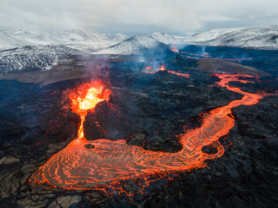 Erupting Volcano