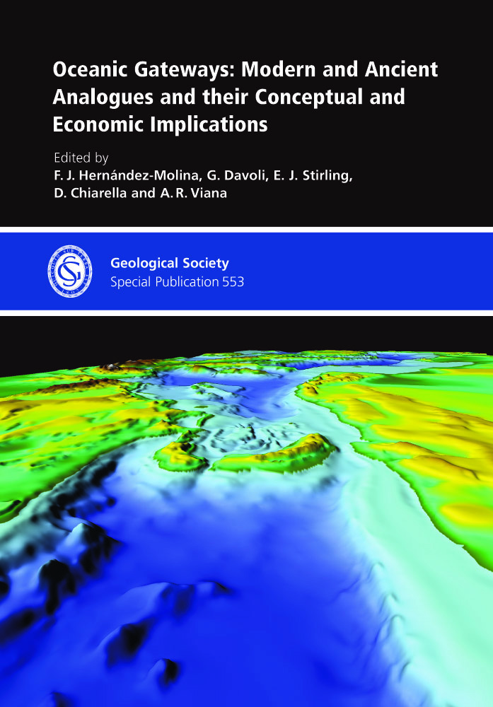 Illustrated front cover of a Geological Society special publication