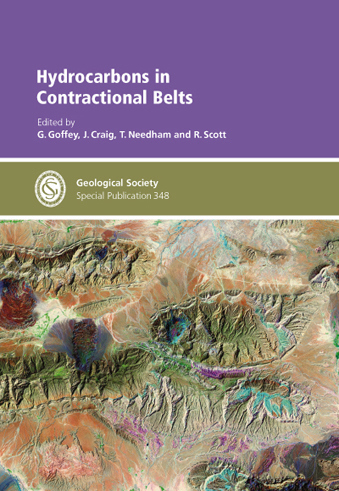 Illustrated front cover of a Geological Society special publication