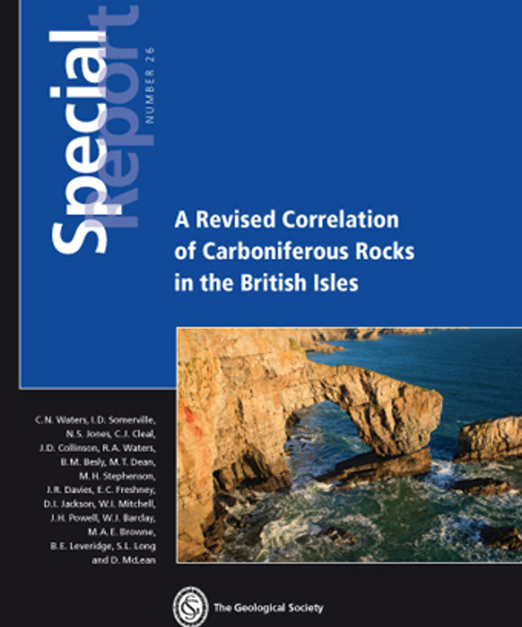 Cover Image A Revised Correlation of Carboniferous Rocks in the British Isles