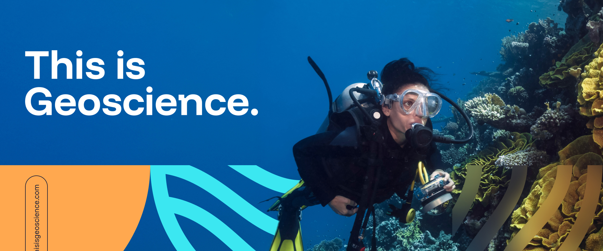 Graphic showing someone with snorkeling equipment on