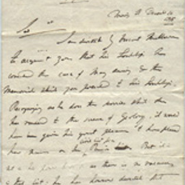 Thumbnail of a letter from William Cowper, p1
