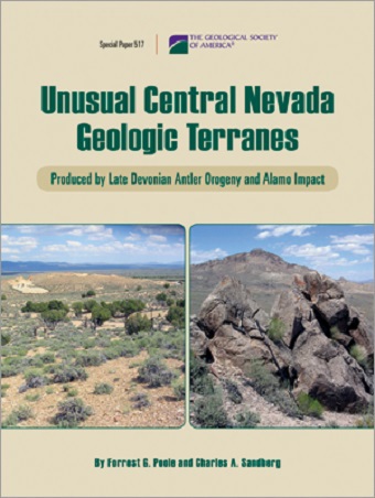 Cover Unusual Central Nevada Geologic Terranes Produced by Late Devonian Antler Orogeny and Alamo Impact