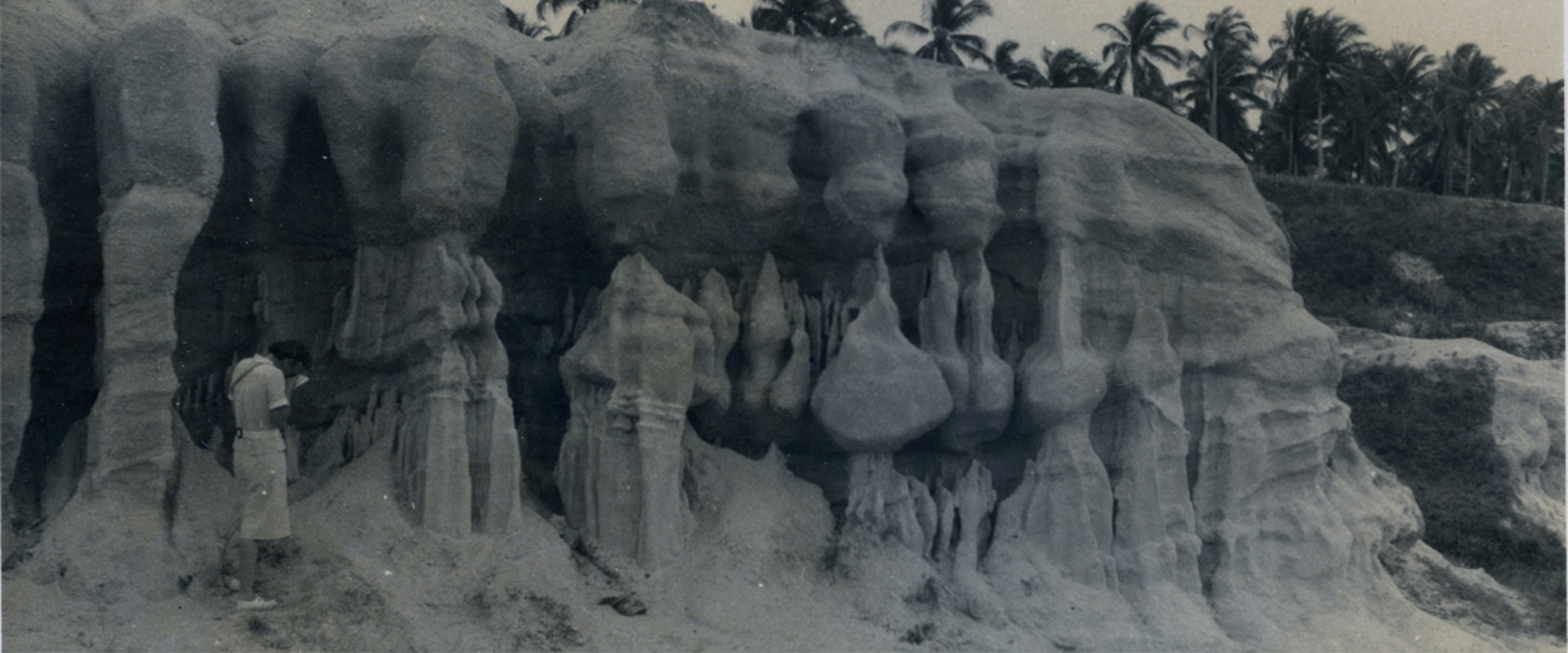 Elizabeth Alexander at Eunos Earth Quarry, Singapore, c.1948-1950.