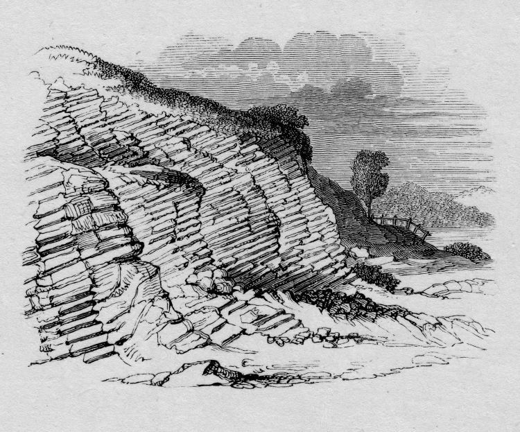 Woodcut proof of Standard Quarries from Silurian System (1839)