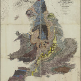 Greenough's Geological map of England and Wales, 2nd edition (1840)