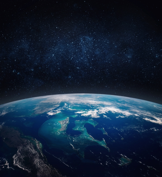 Blue Planet Earth Rise