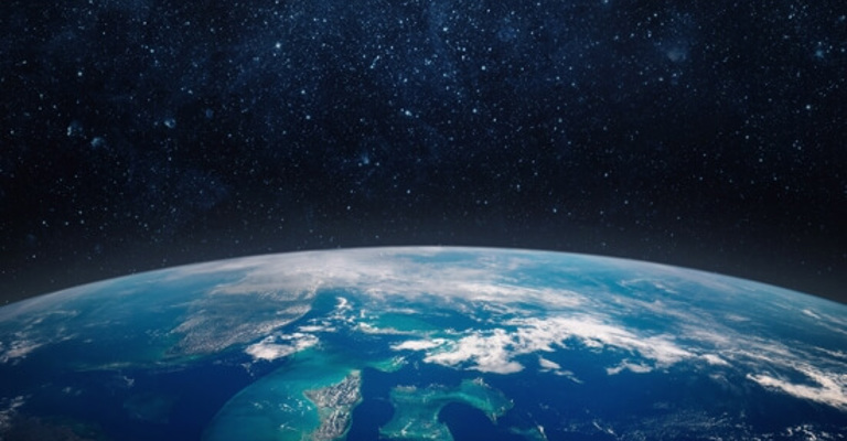 Blue Planet Earth Rise