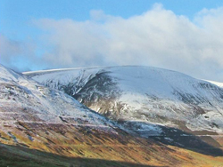 Glen Roy Roads in the snow